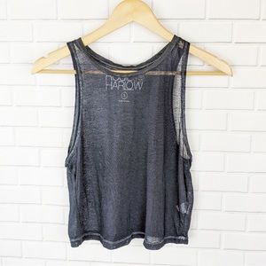 Rosie Harlow Black Sheer Tank